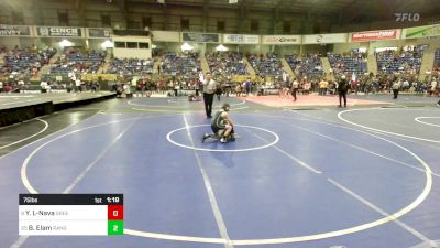 75 lbs Round Of 32 - Yaidel Lopez-Nava, Greeley United vs Bryson Elam, Rangely Panthers