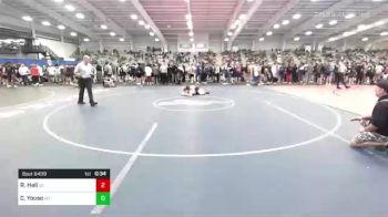 182 lbs Consi Of 8 #1 - Royce Hall, VA vs Chase Youso, MT