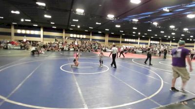 62 lbs Quarterfinal - Royce Bachman, Belle Fourche Broncs vs Herra Rose The Last Dragon, Kalispell WC