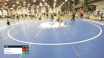 90 lbs Quarterfinal - Obadiah Willis, Illinois Orange & Blue vs Lucas Reeves, POWA