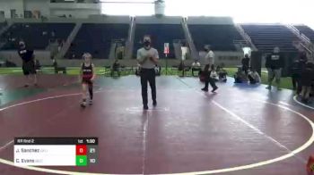 70 lbs Rr Rnd 2 - Jaxon Sanchez, Cali Red vs Cruz Evans, So Cal Grappling