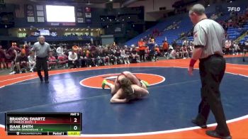 285 lbs Quarterfinals (8 Team) - Brandon Swartz, St. Charles (East) vs Isaak Smith, Rockton (Hononegah)