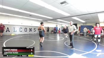 285 lbs Cons. Round 1 - Christian Nunez, Solo vs Robert Madole, Yucca Valley Wrestling