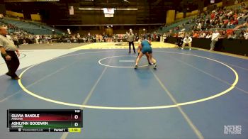 140 lbs Semifinal - Ashlynn Goodwin, Goddard vs Olivia Randle, Andover