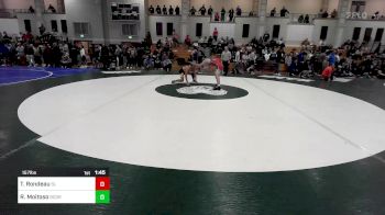 157 lbs Semifinal - Talan Rondeau, Silver Lake vs Ryan Moitoso, Bristol County/Dighton Rehoboth