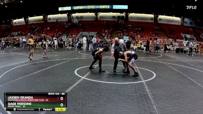 88 lbs Cons. Semi - Jaxsen DeAnda, Eastwood Eagles Wrestling Club vs Gage Parsons, Rising Kingz