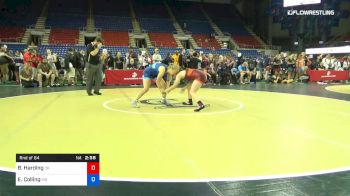 132 lbs Rnd Of 64 - Brooklyn Harding, Oklahoma vs Emily Colling, Missouri