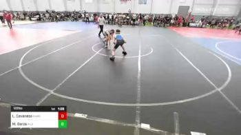 122 lbs Rr Rnd 2 - Liam Cavaness, Ramona Dawgpound vs Mathius Garza, Inland Elite