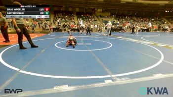 52 lbs Consi Of 8 #1 - Silas Wheeler, Locust Grove Youth Wrestling vs Carter Willis, Keystone Wrestling Club