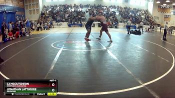 285 lbs Champ. Round 1 - CJ McCutcheon, Riverview (Sarasota) vs Jonathan Lattimore, Armwood