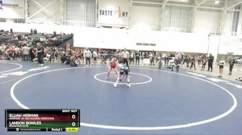 74 lbs Cons. Round 3 - Landon Bowles, Brawlers Elite vs Elijah Herman, Fairport Jr. Red Raiders Wrestling