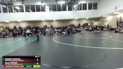 67 lbs Cons. Round 2 - Jaxson Thomas, Punisher Wrestling Company vs Felix Espana, Mat Demon Wrestling Club