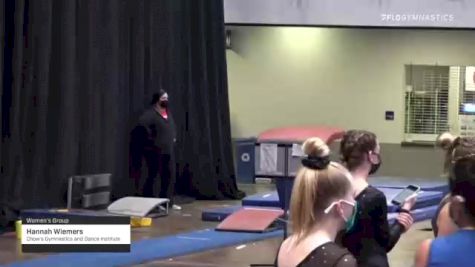 Hannah Wiemers - Women's Group, Chow's Gymnastics and Dance Institute - 2021 Women's Xcel Region 4 Championships