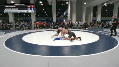 100 kg Cons. Quarters - Gavin Henrie, Nevada vs Michael Garcia, Florida