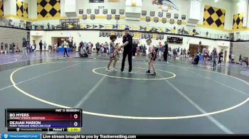 63 lbs Cons. Round 3 - Bo Myers, Midwest Xtreme Wrestling vs DeJuan Marion, Perry Meridian Wrestling Club