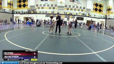 63 lbs Cons. Round 3 - Bo Myers, Midwest Xtreme Wrestling vs DeJuan Marion, Perry Meridian Wrestling Club