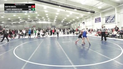 106 lbs Quarters - Jantz Greenhalgh, Carbon Wrestling Club vs Gavyn DeCol, Uintah Wrestling