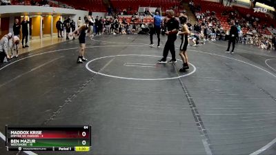 64 lbs Round 6 (8 Team) - Ben Mazur, Westshore vs Maddox Krise, Empyre WC Maroon