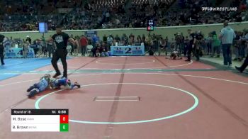 40 lbs Prelims - Micael Boso, Ironman Wrestling vs Brantley Brown, Newkirk