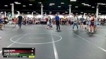 96 lbs Round 3 (4 Team) - Tyler McCracken, Black Fox Wrestling vs Caleb Kosko, Rebellion