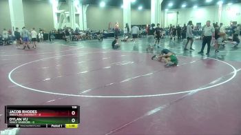 106 lbs Round 1 (10 Team) - Dylan Vu, Venice Warriors vs Jacob Rhodes, Wrestling University