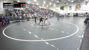 165 lbs Cons. Round 2 - Diego Garrido, Santa Ana Valley vs Evan Urquiza, Estancia