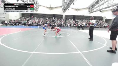 115-J lbs Round Of 16 - Johan Rumaldo, MacArthur vs Luca Pallies, Seagull Wrestling Club