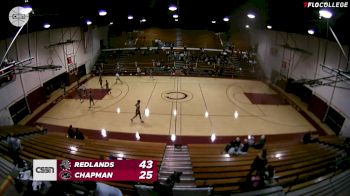 Replay: Redlands vs Chapman | Jan 22 @ 7 PM