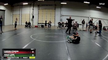 52-56 lbs Cons. Round 2 - Carson Stinson, Washington Twp vs Makai Long, Colonial Pride