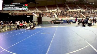 165-D1 Quarterfinal - Devota Ndayishimiye, Copper Canyon vs Chloe Gatrost, Centennial High School