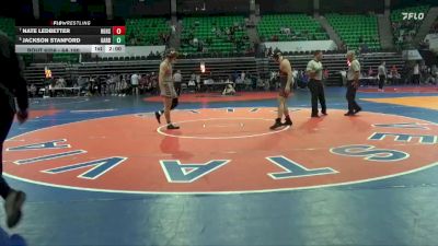 6A 190 lbs 3rd Place Match - Jackson Stanford, Gardendale Hs vs Nate Ledbetter, Hazel Green HS