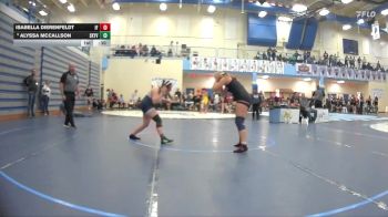 155 lbs Cons. Round 5 - Alyssa McCallson, Skyview High School vs Isabella Dierenfeldt, Idaho Falls