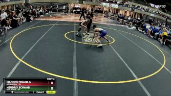 114 lbs Round 1 (4 Team) - Maddox Franklin, Hononegah vs Hendrix Schwab, Don Bosco