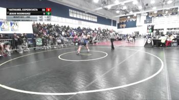 285 lbs Champ. Round 3 - Nathaniel Espericueta, Frontier vs Jesus Rodriguez, Fountain Valley