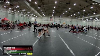 65 lbs Cons. Semi - John Cambra Iv, Mat Assasins vs Julie Fleming, Mat Assassins