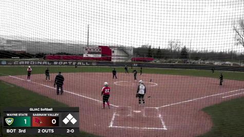 Replay: Saginaw Valley vs Wayne State (MI) - DH - 2024 Wayne State (MI) vs Saginaw Valley | Apr 20 @ 1 PM