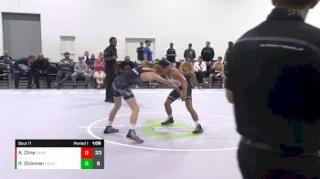 113 lbs Round 4 (6 Team) - Revin Dickman, POWA vs Abram Cline, Team Carnage