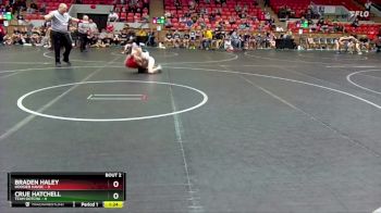 80 lbs Round 1 (4 Team) - Braden Haley, Hoosier Havoc vs Crue Hatchell, Team Gotcha