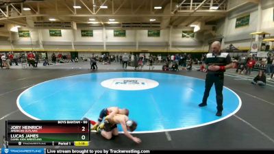 50 lbs Cons. Round 2 - Jory Heinrich, American Outlaws vs Lucas James, Camel Kids Wrestling