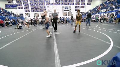 75 lbs Rr Rnd 4 - Paxtyn McGilbert, Midwest City Bombers Youth Wrestling Club vs Jonah Julian, Newcastle Youth Wrestling