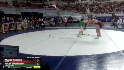 D4-150 lbs 3rd Place Match - Rocky Stallworth, Yuma Catholic vs Anasco Sanchez, Globe