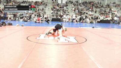 132 lbs Round Of 64 - Cameron Gue, NC vs Joey Whitford, CA