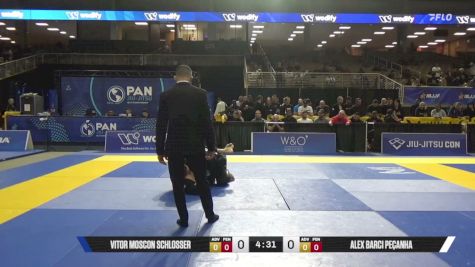 Alex Barci Peçanha vs Vitor Moscon Schlosser 2026 Pan Jiu Jitsu IBJJF Championship