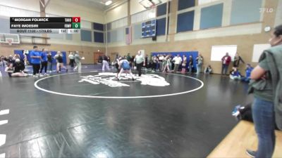 170lbs Cons. Round 4 - Faye Imoesiri, Federal Way (Girls) vs Morgan Folwick, Tahoma (Girls)