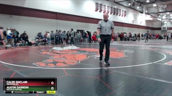 132 lbs Cons. Round 3 - Caleb Sinclair, Brownsburg vs Austin Darrow, Decatur Central