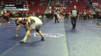 2A-190 lbs 5th Place Match - Braylen Bieber, Independence vs Josh Ringler, Grinnell