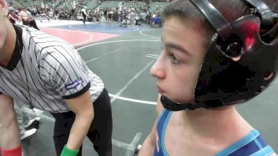 88 lbs 2nd Place - Samuel Briggs, Community Youth Center (CYC) vs Arto Khachatryan, The Empire