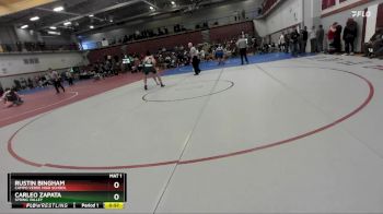 175 lbs Cons. Round 5 - Rustin Bingham, Campo Verde High School vs Carleo Zapata, Spring Valley