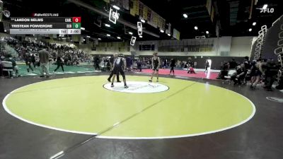 150 lbs Champ. Round 2 - Tristean Fonvergne, El Camino Real vs Landon Nelms, Carlsbad