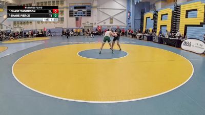 165 lbs Champ. Round 1 - Shane Pierce, Tower Hill Hs vs Chase Thompson, Salesianum